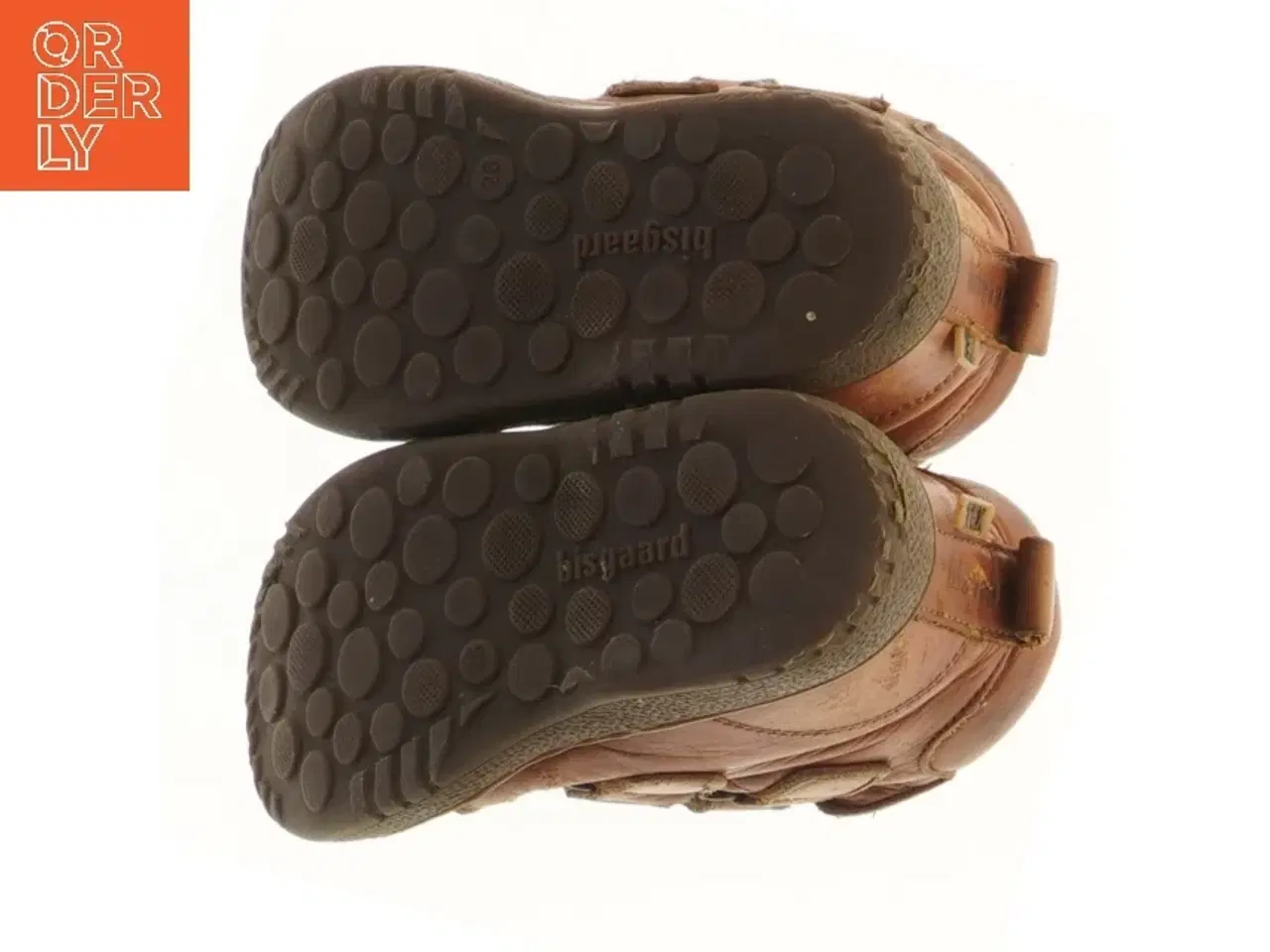 Billede 2 - Brune børnestøvler med velcro fra bisgaard (str. 26 )