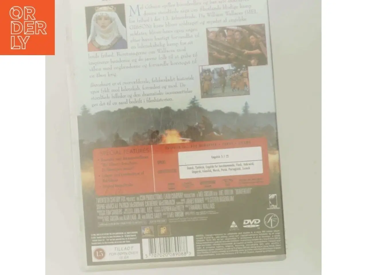 Billede 3 - Braveheart med Mel Gibson (DVD)