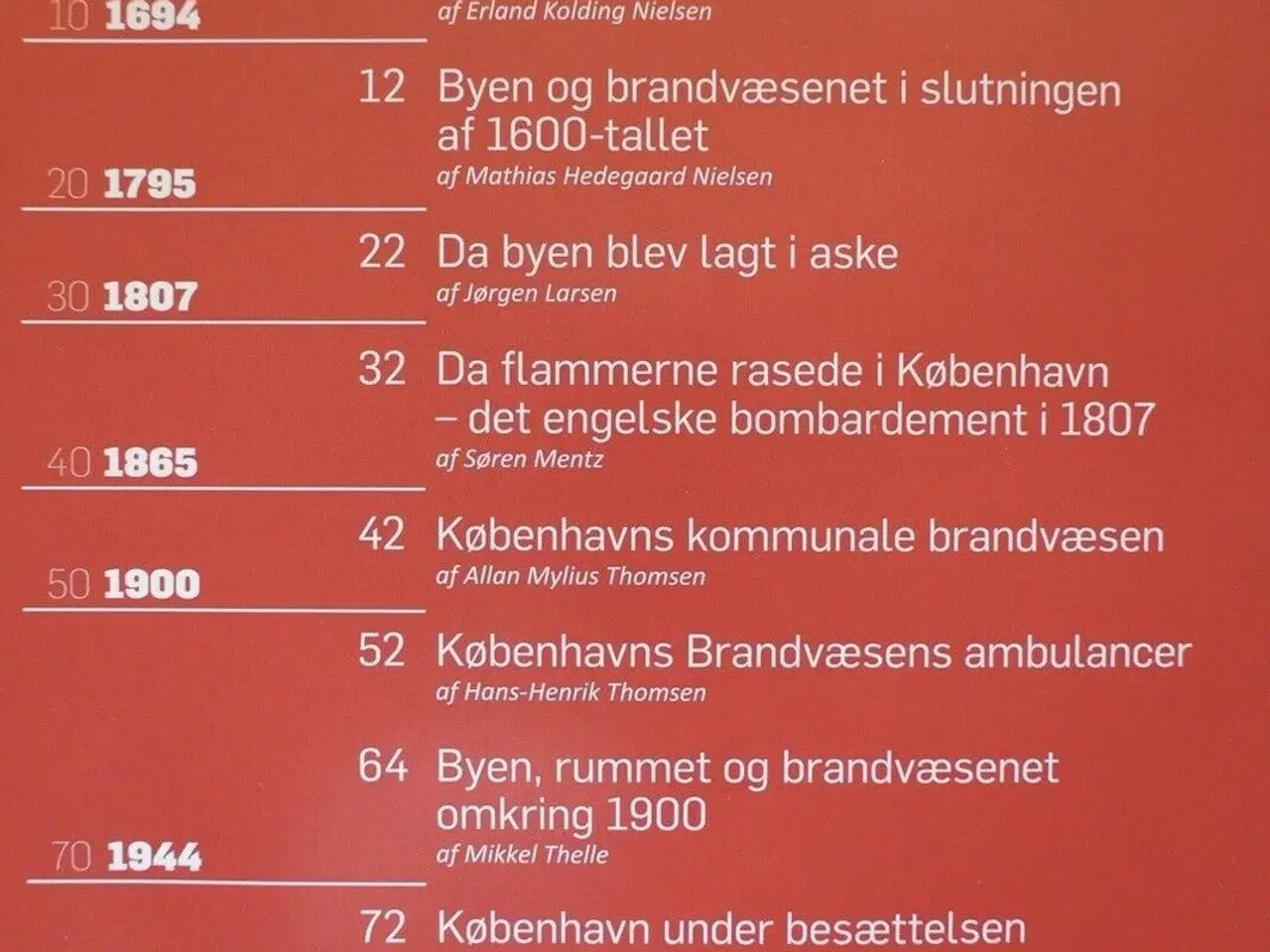 Billede 2 - københavns brandvæsen 325 år, red. af søren sass, 