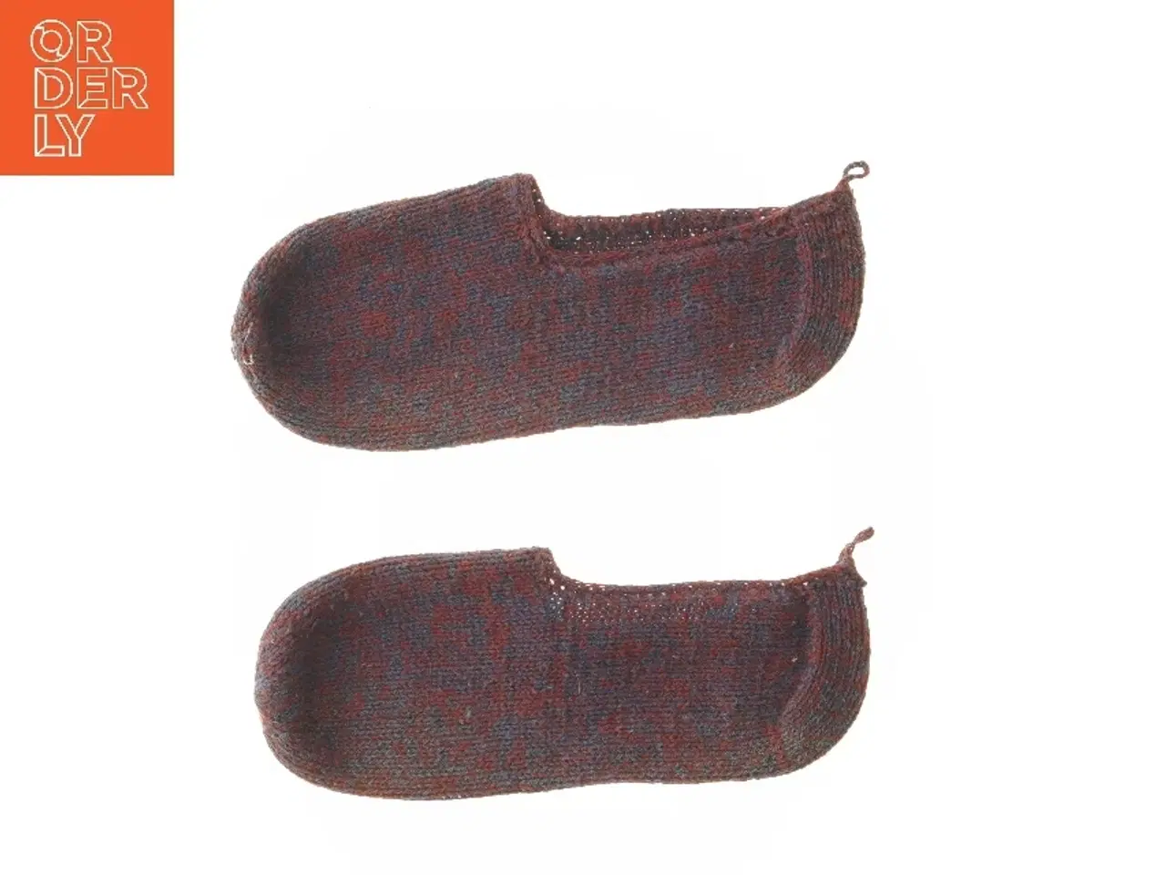 Billede 1 - Strikkede hjemmesko (str. 25 cm)