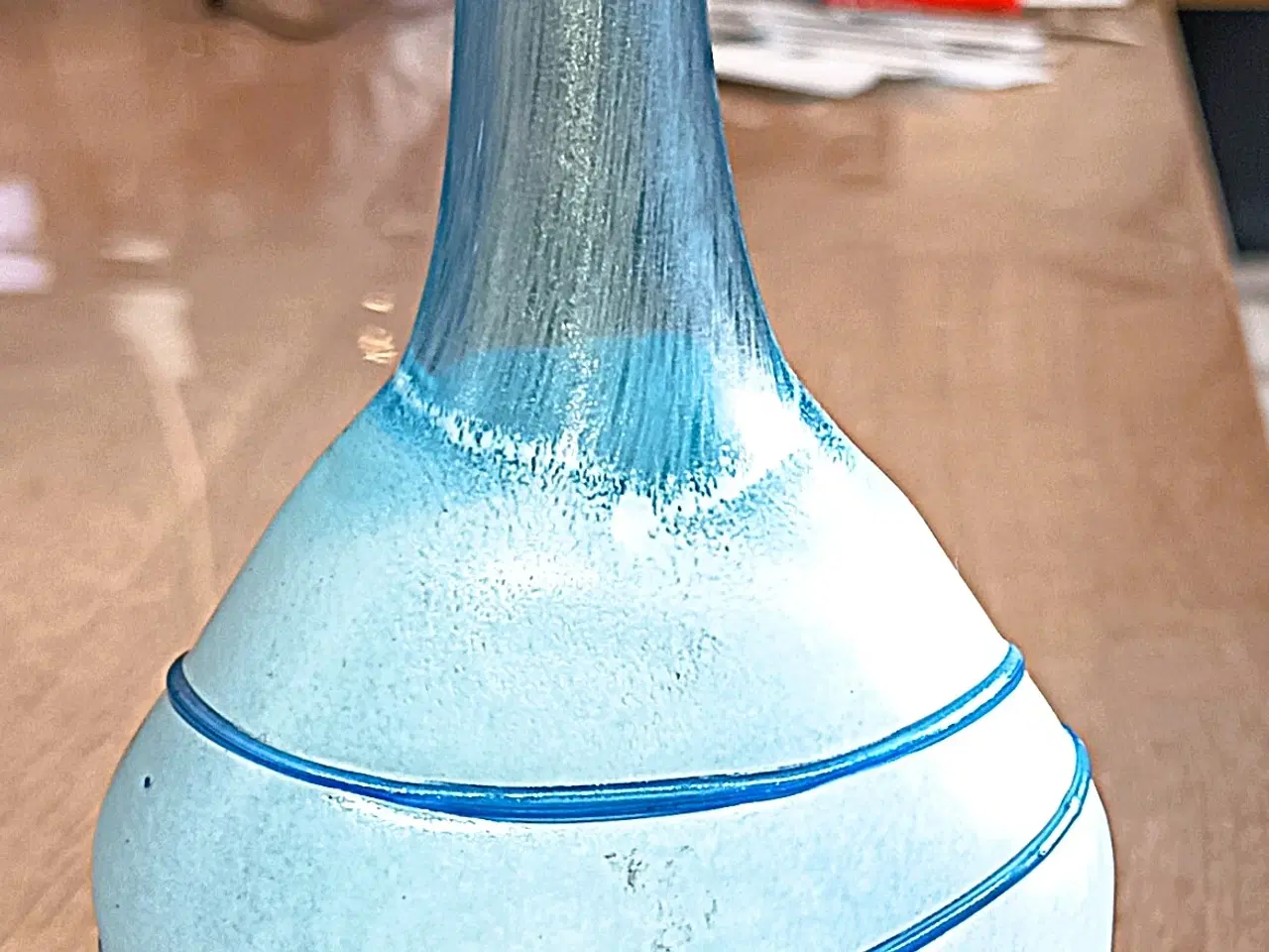 Billede 1 - Bertil Vallien. - Kosta Boda - Vase  "Galaxy Blue"