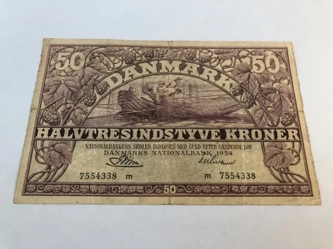 Billede 1 - 50 kroner Danmark 1954