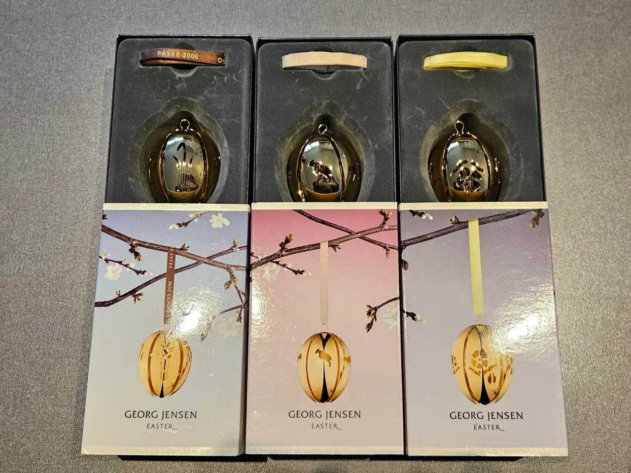 Billede 4 - 11 stk. Georg Jensen påskeæg