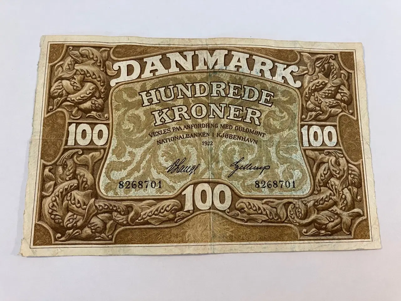 Billede 1 - 100 Kroner 1922 Danmark