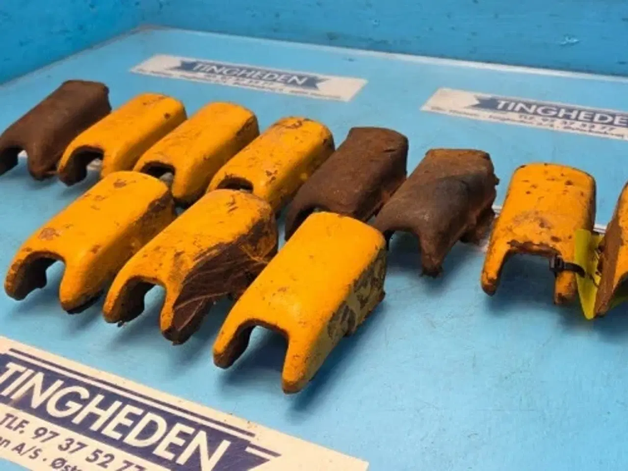 Billede 11 - Hydrema 806 Tænder Til Frontskovl 11 Stk 548113