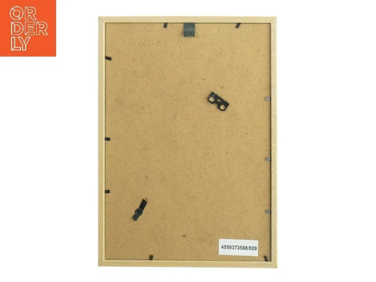 Billede 2 - Typografisk plakat i ramme (str. 30 x. 21 cm)