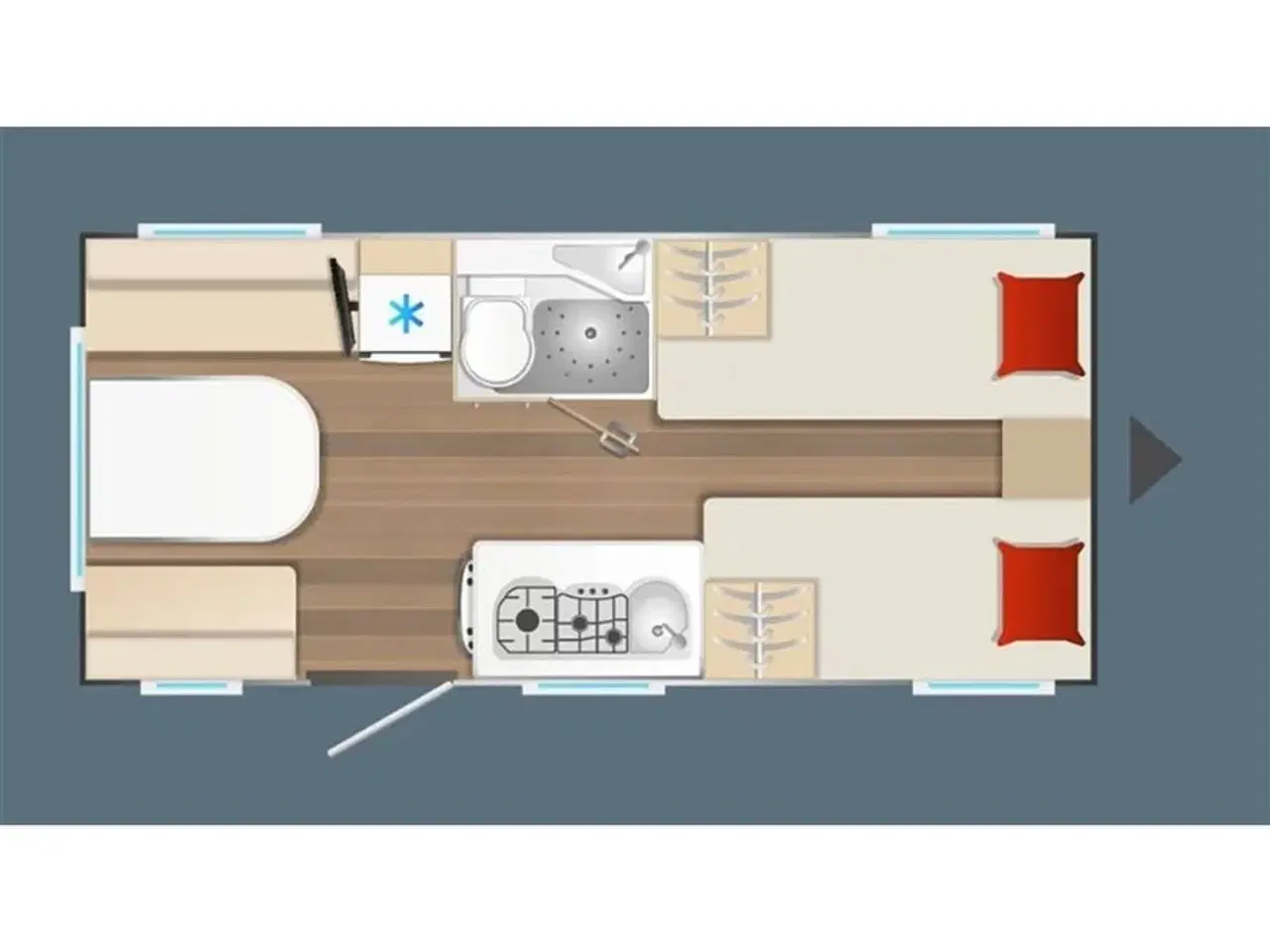 Billede 6 - 2026 - Bürstner B66 490 TL   NYHED 2026! Bürstner B66 490 TL - kan nu ses hos Camping-Specialisten.dk