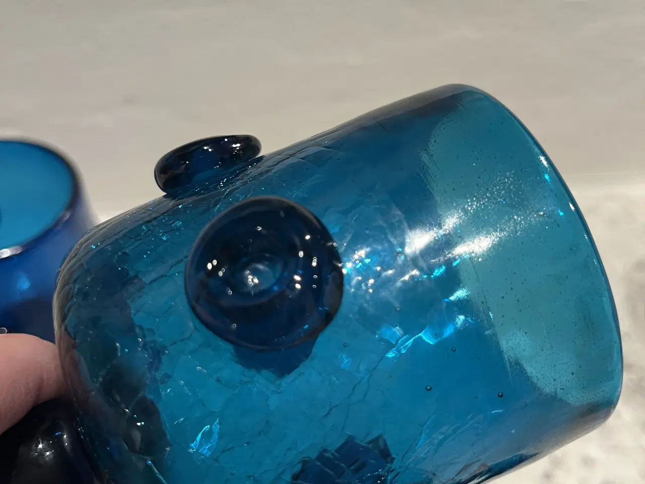 Billede 4 - 2 mundblæste glas