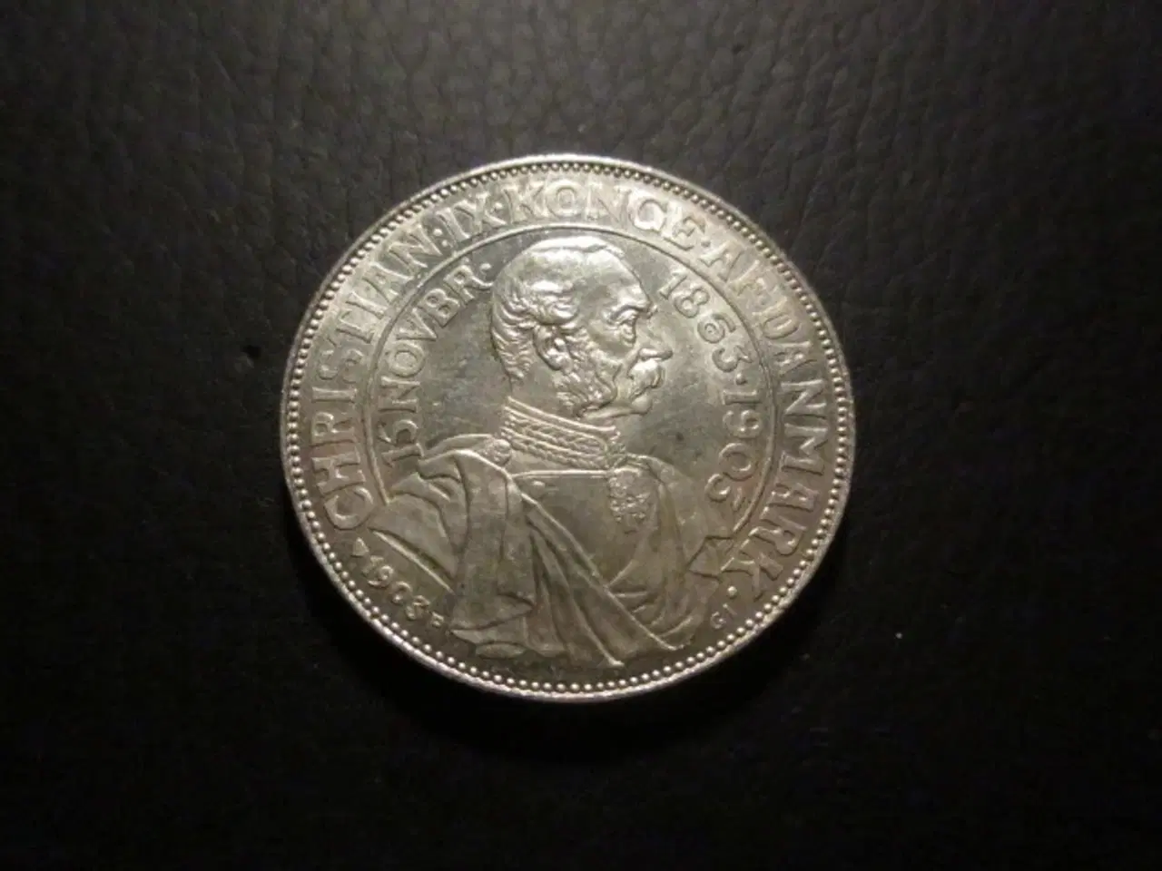 Billede 2 - 2 kroner 1903 sølv erindringsmønt flot