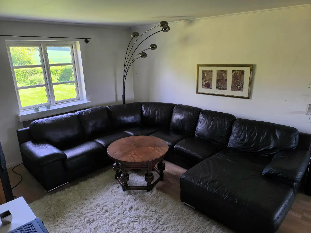 Billede 1 - Sofa hjørnesofa med chaiselong