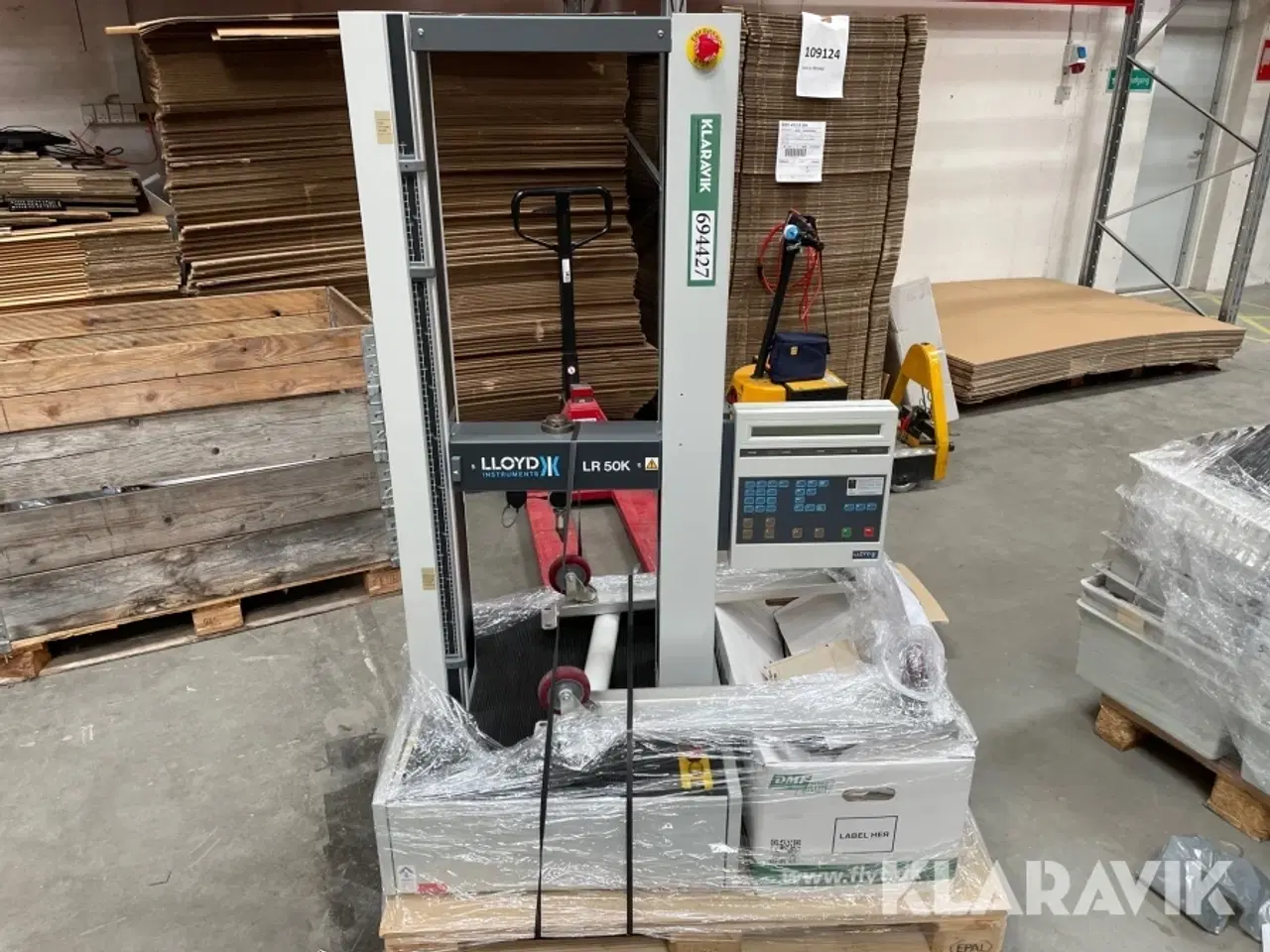 Billede 1 - materialeprøvningsmaskine Lloyd Instruments LR50K