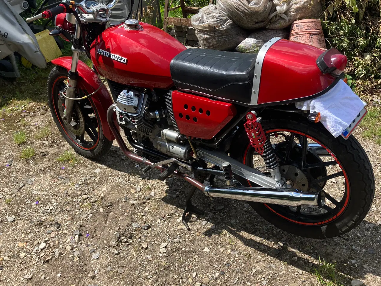 Billede 2 - Velholdt, nysynet veteran Moto Guzzi V 50 