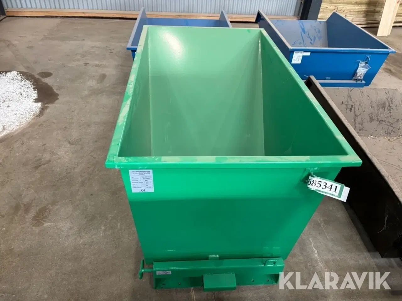 Billede 4 - Tipcontainer Intra Materialhantering Tippo 600 Green 1 styk