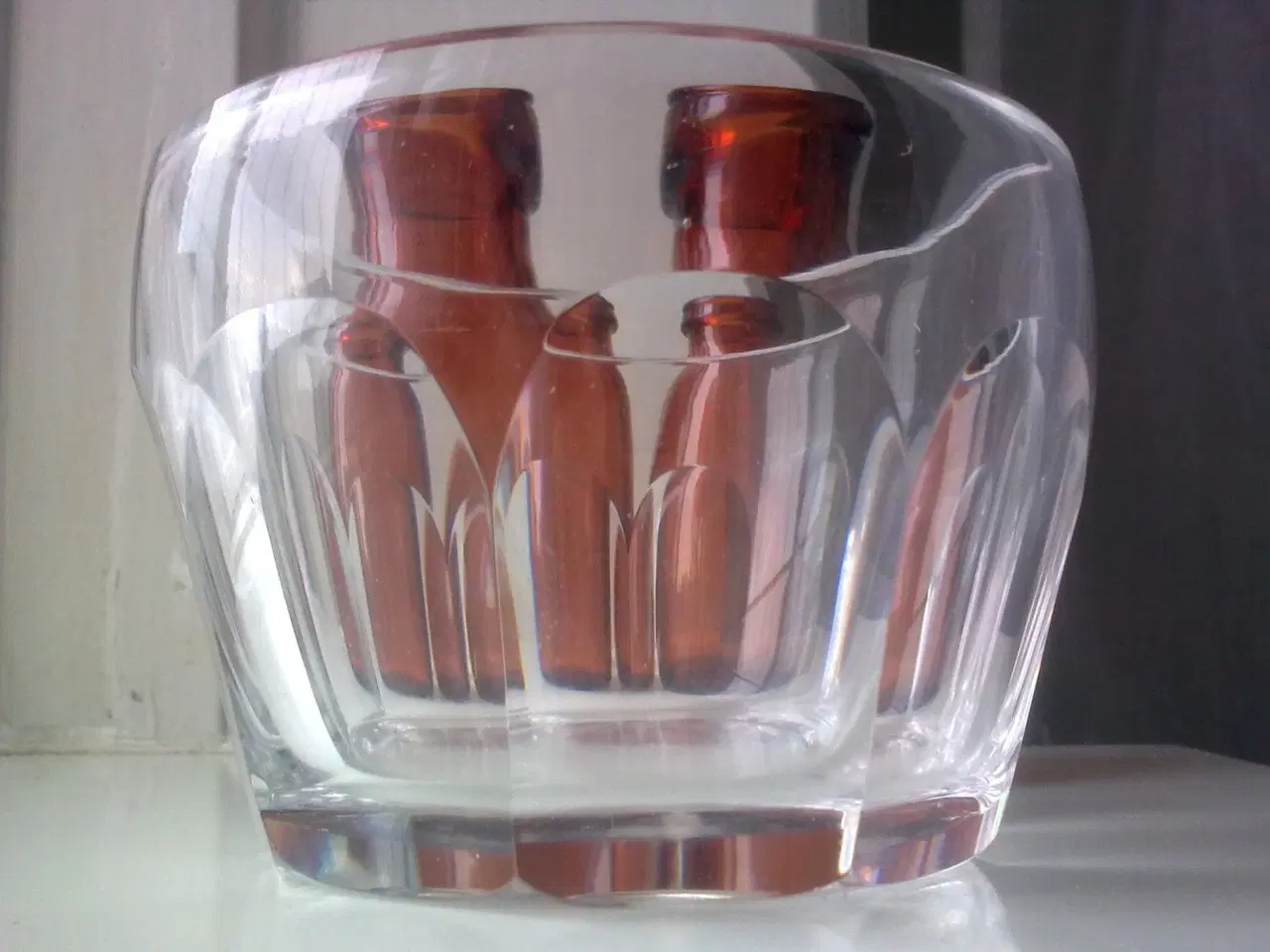 Billede 16 - Glas blomsterpotte fra gamle dage