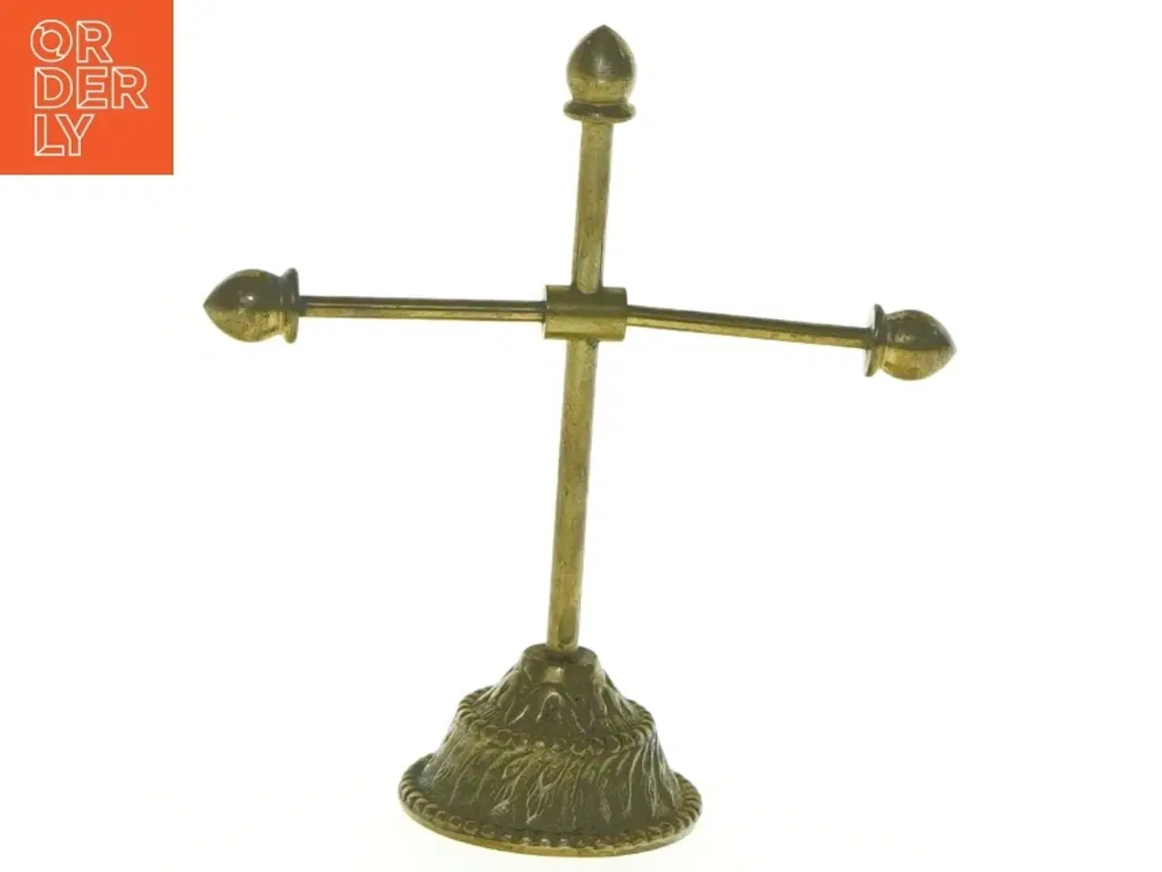 Billede 1 - Messing smykkeholder (str. 11 x 4 cm)