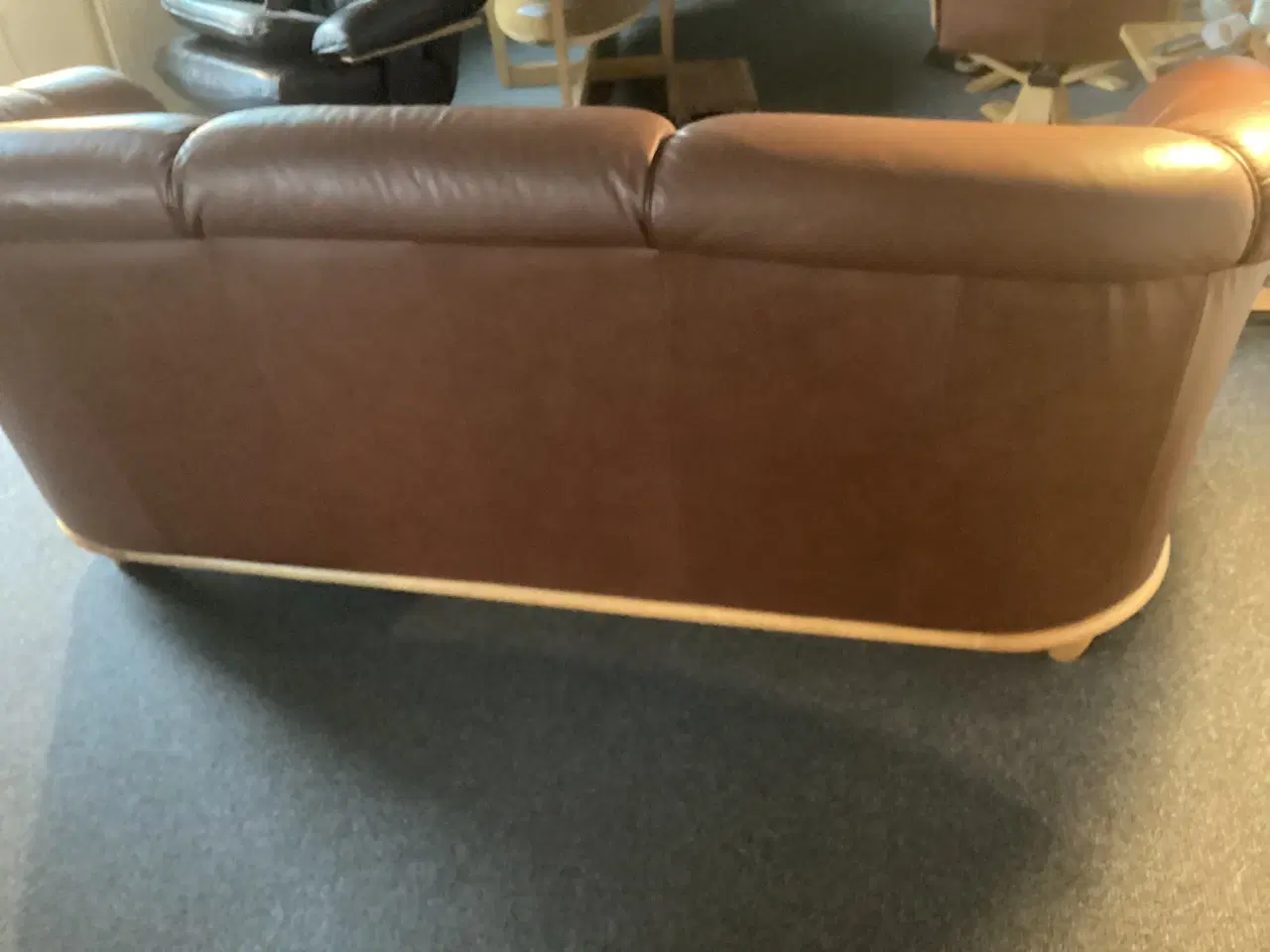 Billede 3 - Superfin lædersofa byd….. 