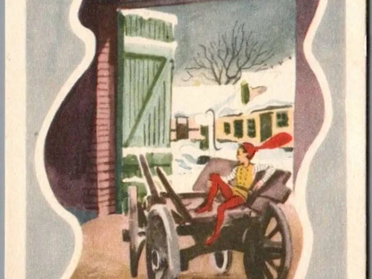 Billede 1 - Illa - Glædelig Jul - Stender Serie 655 - Postkort - Brugt