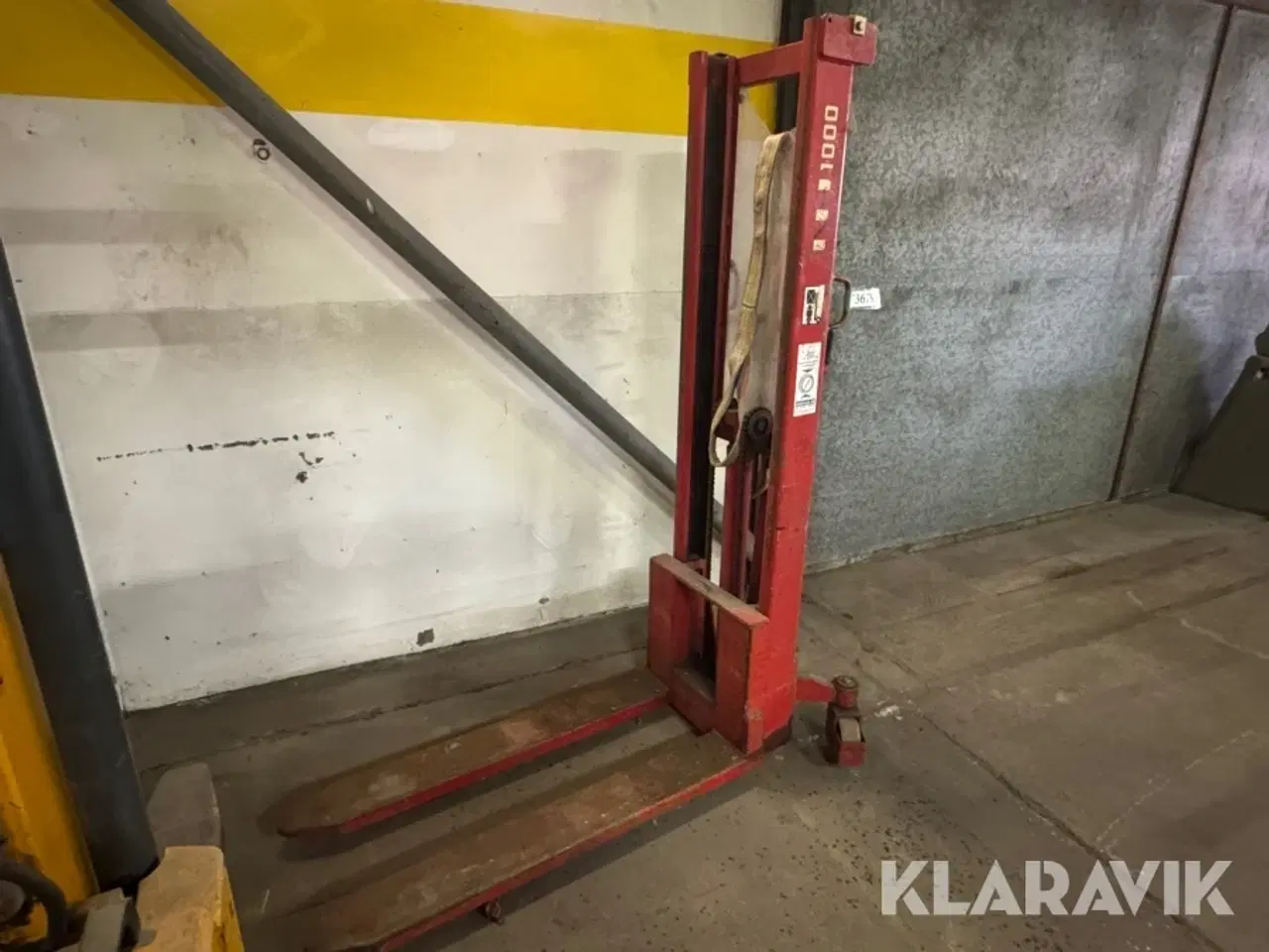 Billede 1 - Manuel stabler KH 1000 Max kg 1000 kg