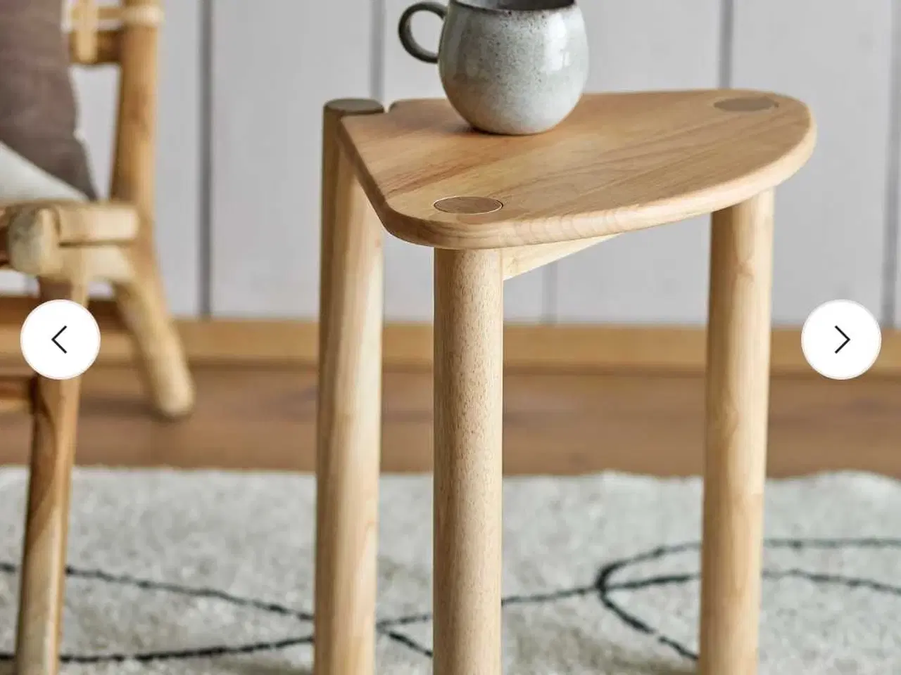 Billede 1 - Bloomingville  Kassia Sidebord, Natur, Gummitræ -S