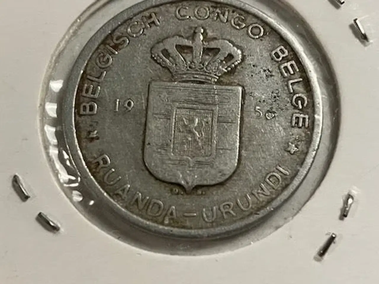 Billede 2 - 5 Francs Belgian Congo 1956