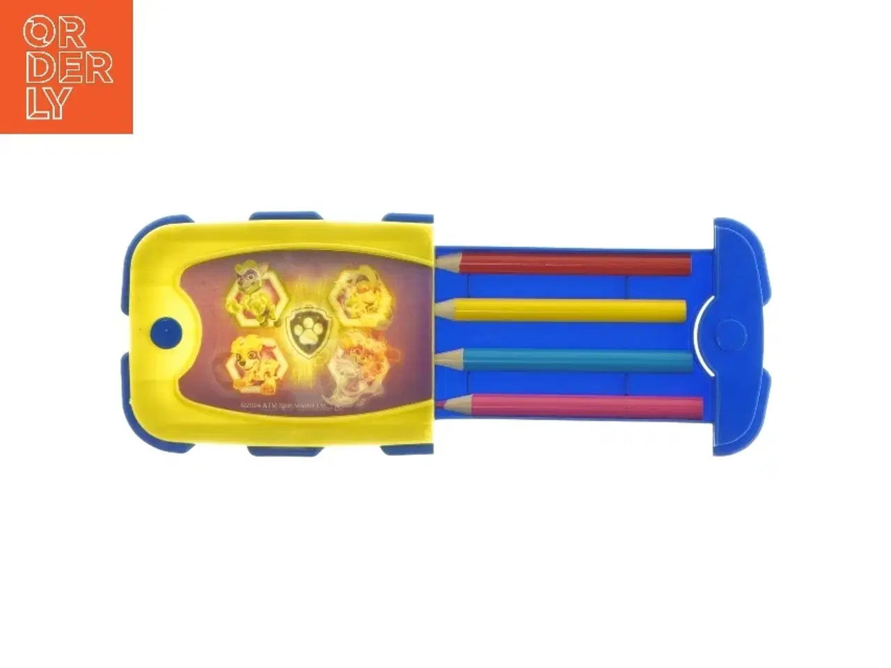 Billede 1 - Farveblyantboks med motiver fra Paw Patrol (str. 12x8 cm)