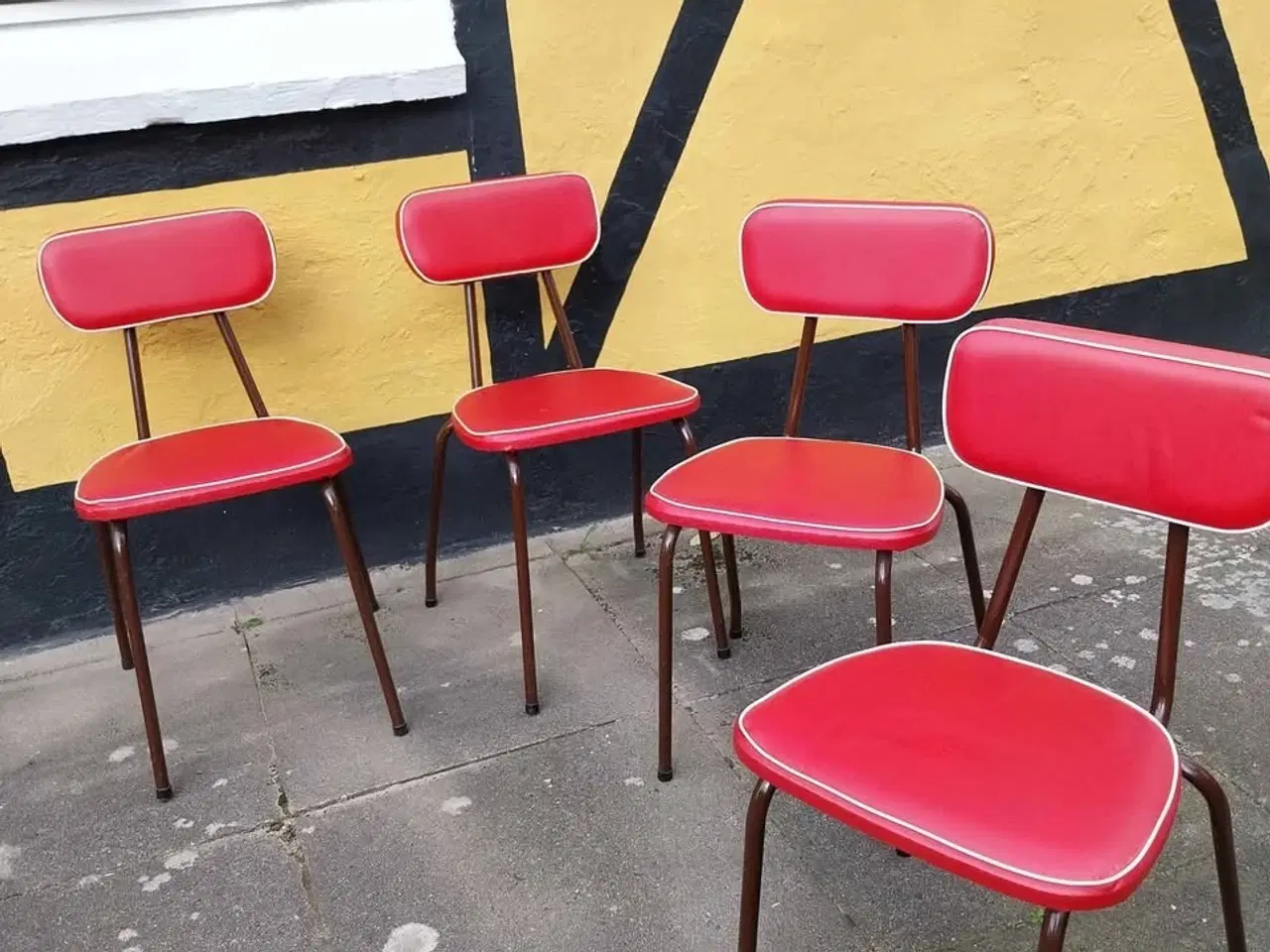 Billede 1 - Retro køkken stole