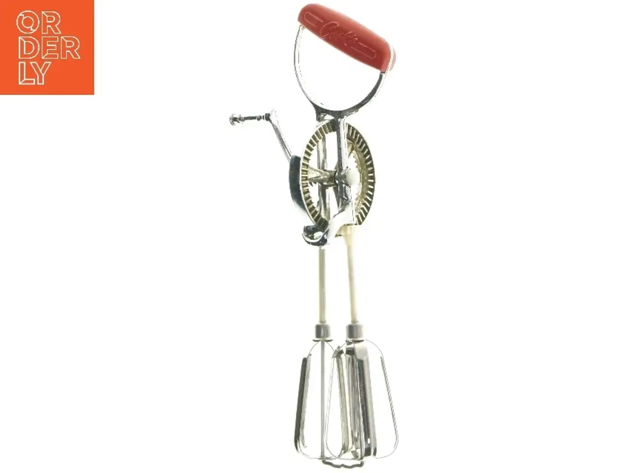 Billede 1 - Manuel håndmixer med rød håndtag fra Cookie (str. 31,5 cm)