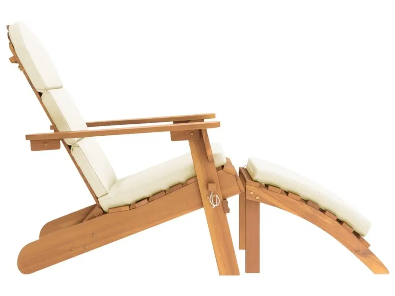 Billede 4 - Adirondack-havestol med fodstøtte massivt akacietræ