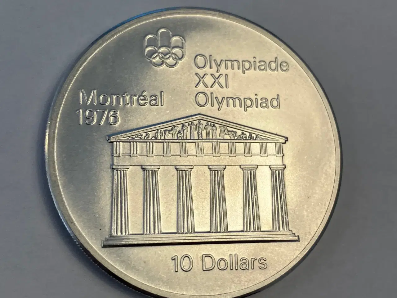 Billede 2 - 10 Dollars Canada - Elizabeth II Temple of Zeus - Sølv