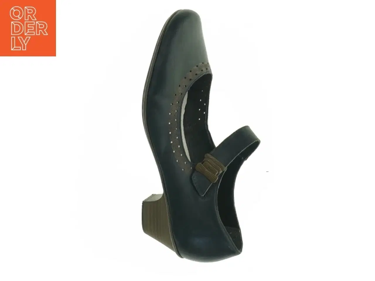 Billede 7 - Sorte damesko med hæl fra Rieker (str. 39)