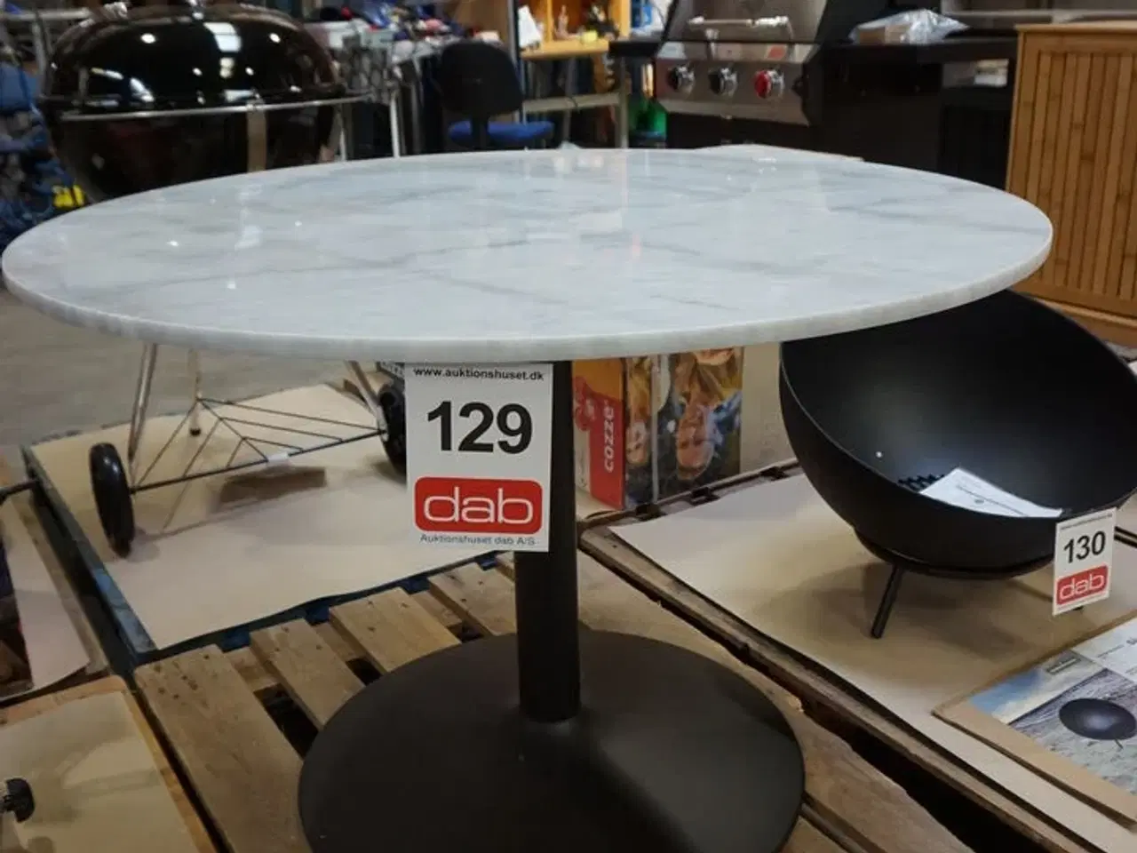 Billede 3 - Tarifa Marmor Spisebord Ø110 cm