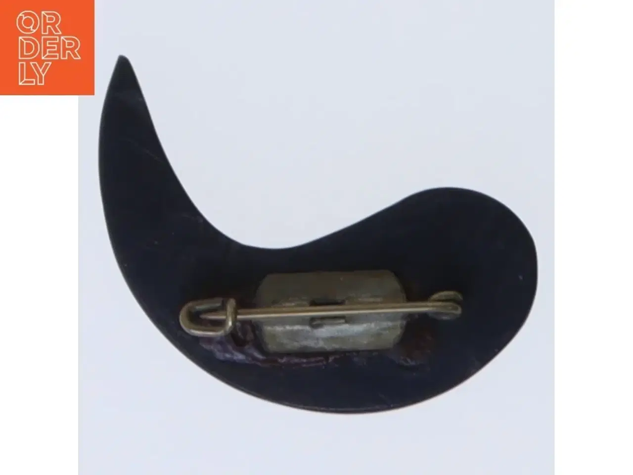 Billede 2 - Teak træ broche (str. 4,5 cm)