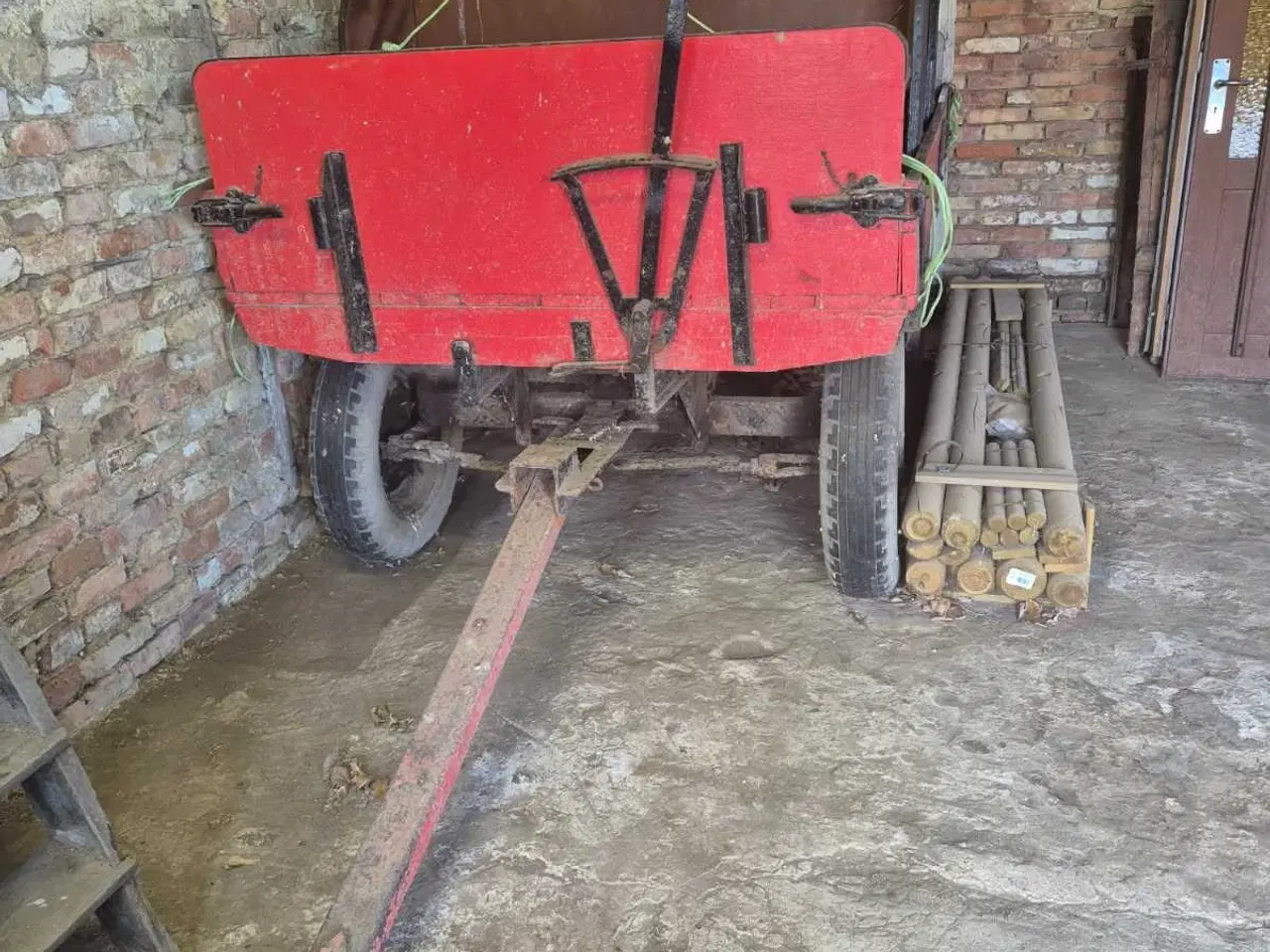 Billede 1 - Hestevogn/gummivogn