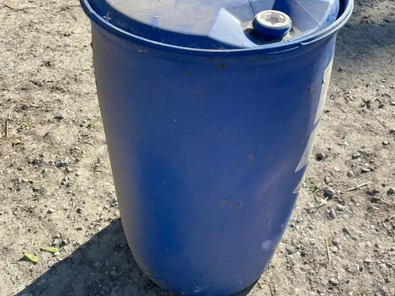 Billede 1 - 220 liters blå tønde