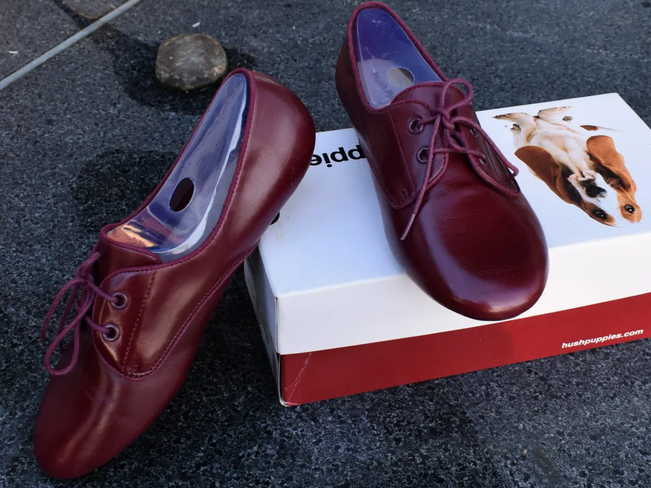 Billede 4 - Hush Puppies Berry  ægte læder flade Oxford sko