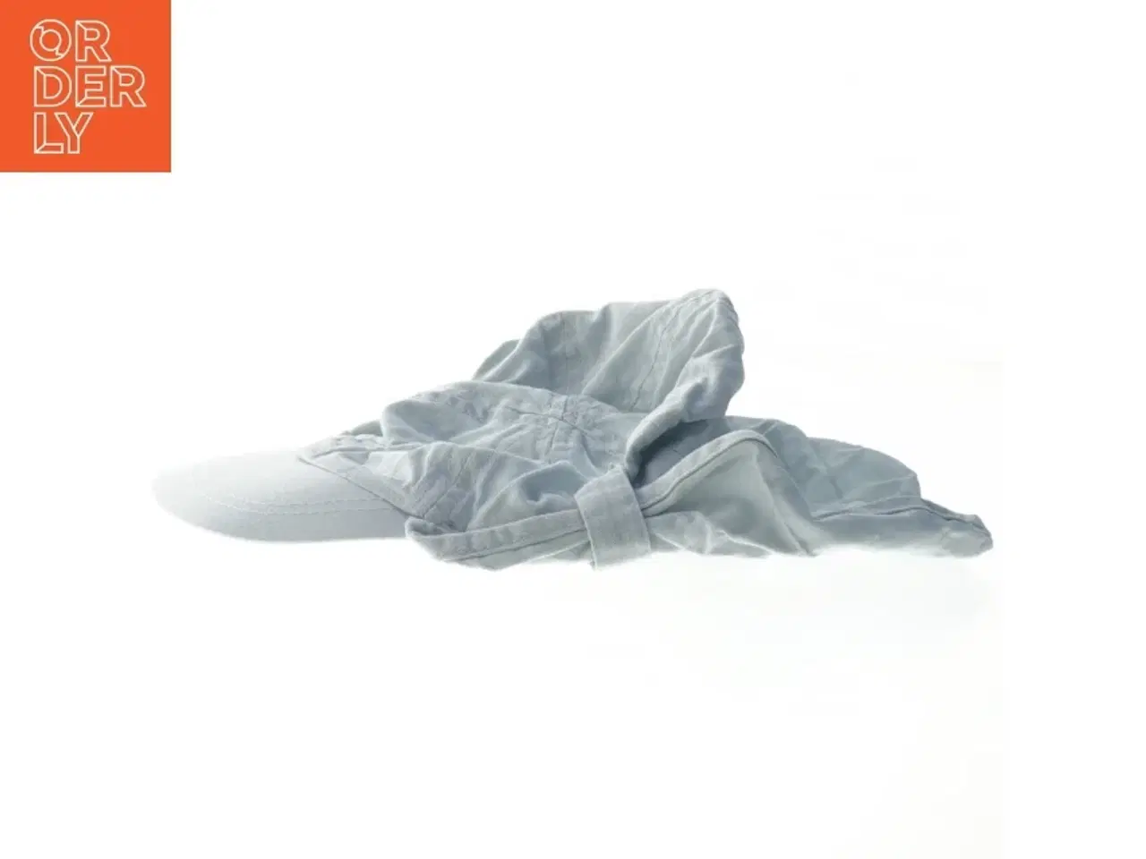 Billede 2 - Lyseblå hat med nakkesolbeskyttelse fra Nordic Label (str. Ø 16 cm)