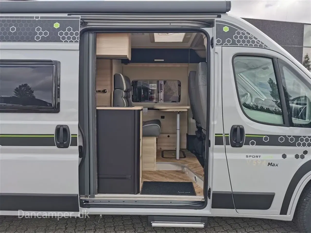 Billede 4 - 2024 - Chausson V594 Max   Flot nyt design - van med to dobbeltsenge på tværs i køjesystem. 2,2, L motor , 140 HK, articpakke, solcelle og markise m.m.