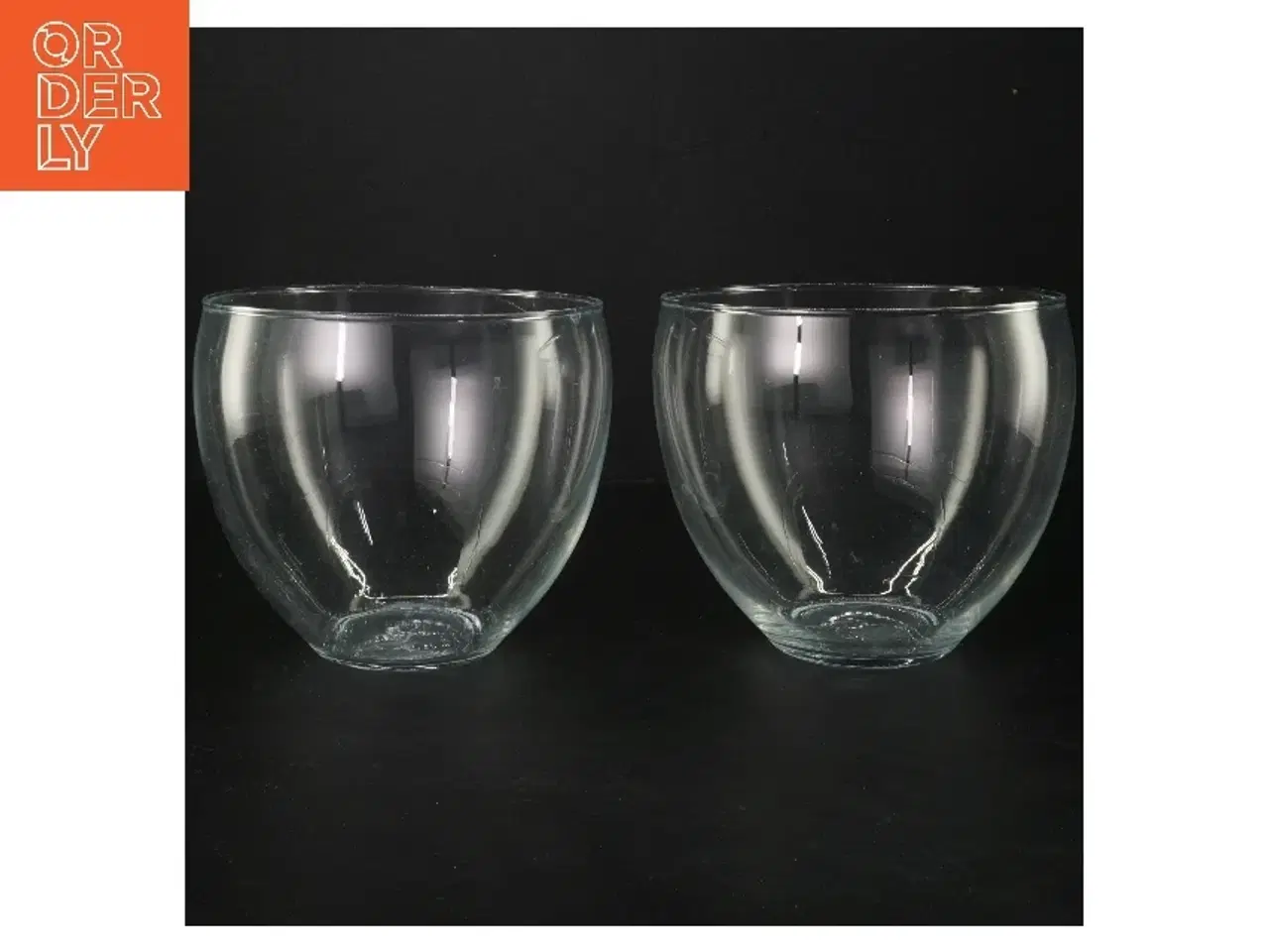 Billede 1 - Glasskåle, 2 styk (str. 2 styk, ø 15,5 cm)