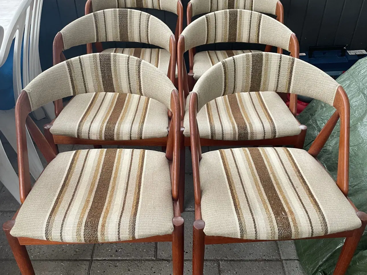 Billede 1 - 6 stk. Kai Kristiansen spisebordsstole model 31