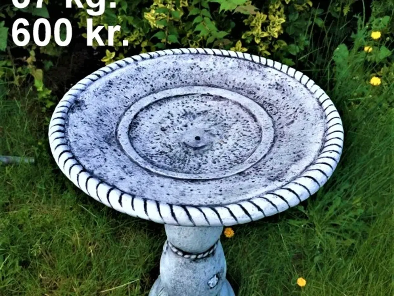 Billede 2 - FUGLEBAD - MANGE modeller - frostsikker beton