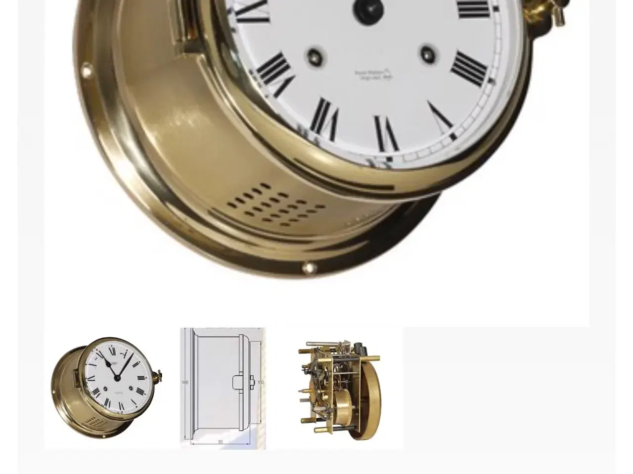 Billede 2 - Skibs-ur og skibs-barometer 