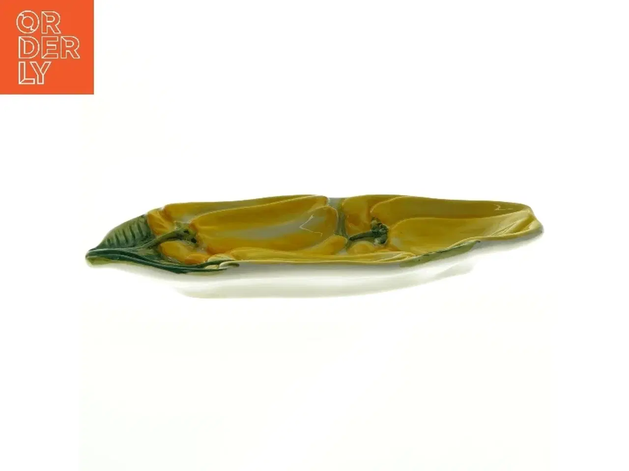 Billede 3 - Peberfrugtformet fad (str. 24 x 12 cm)