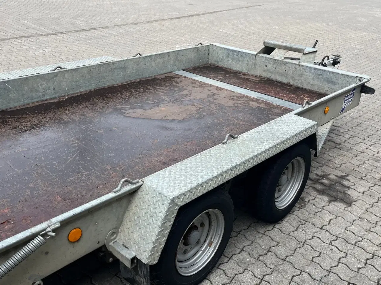 Billede 5 - Ifor Williams GH 126 3500kg maskintrailer  skal ikke synes