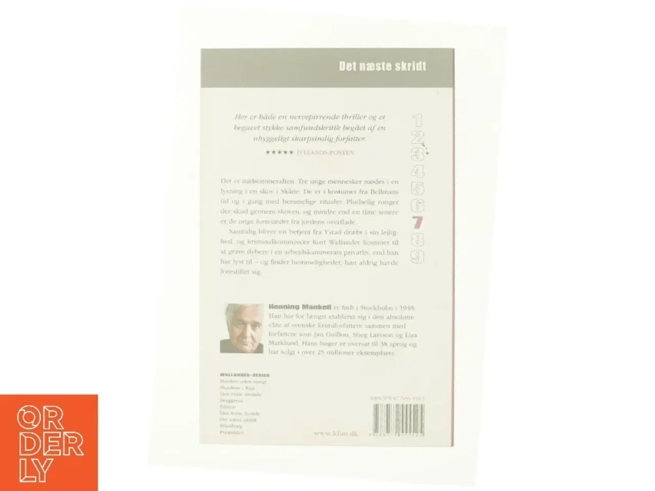 Billede 2 - Det næste skridt af Henning Mankell (Bog)