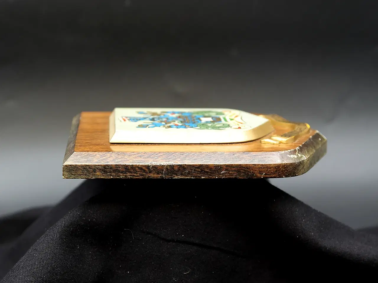 Billede 5 - Borough of Medina vintage træskjold