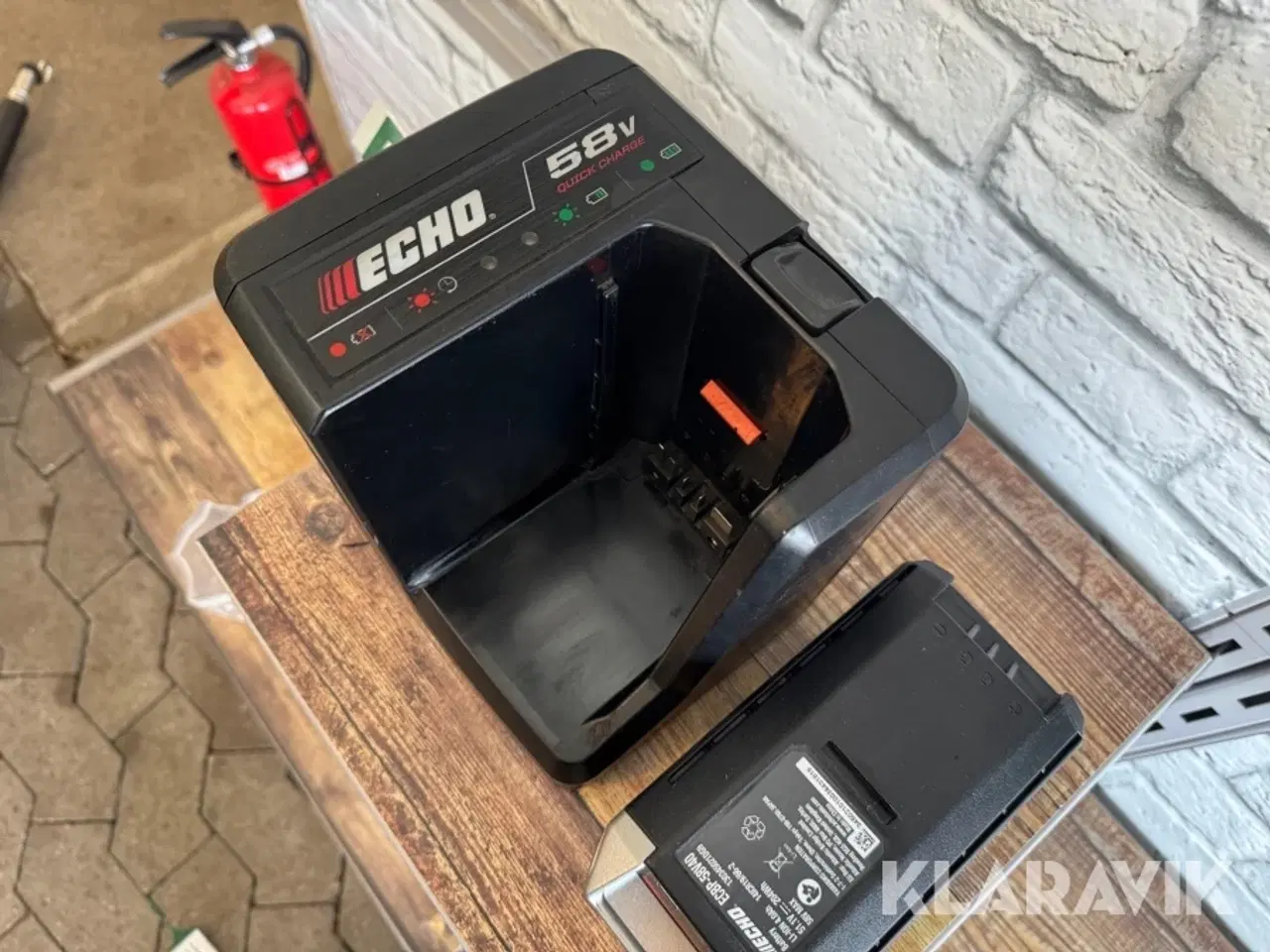 Billede 4 - Batteri - Lader ECHO 58 V 4, 0 Ah