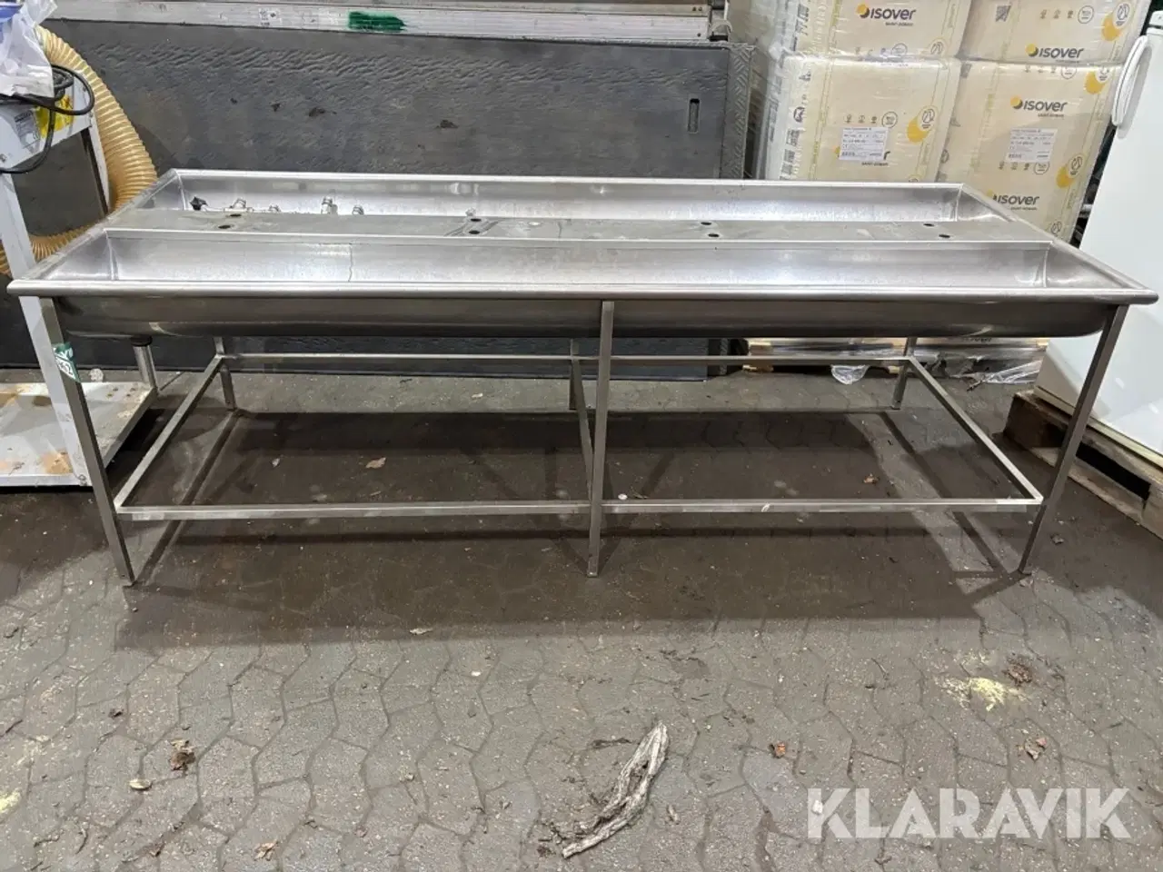 Billede 2 - Stålvask - dobbeltsidet