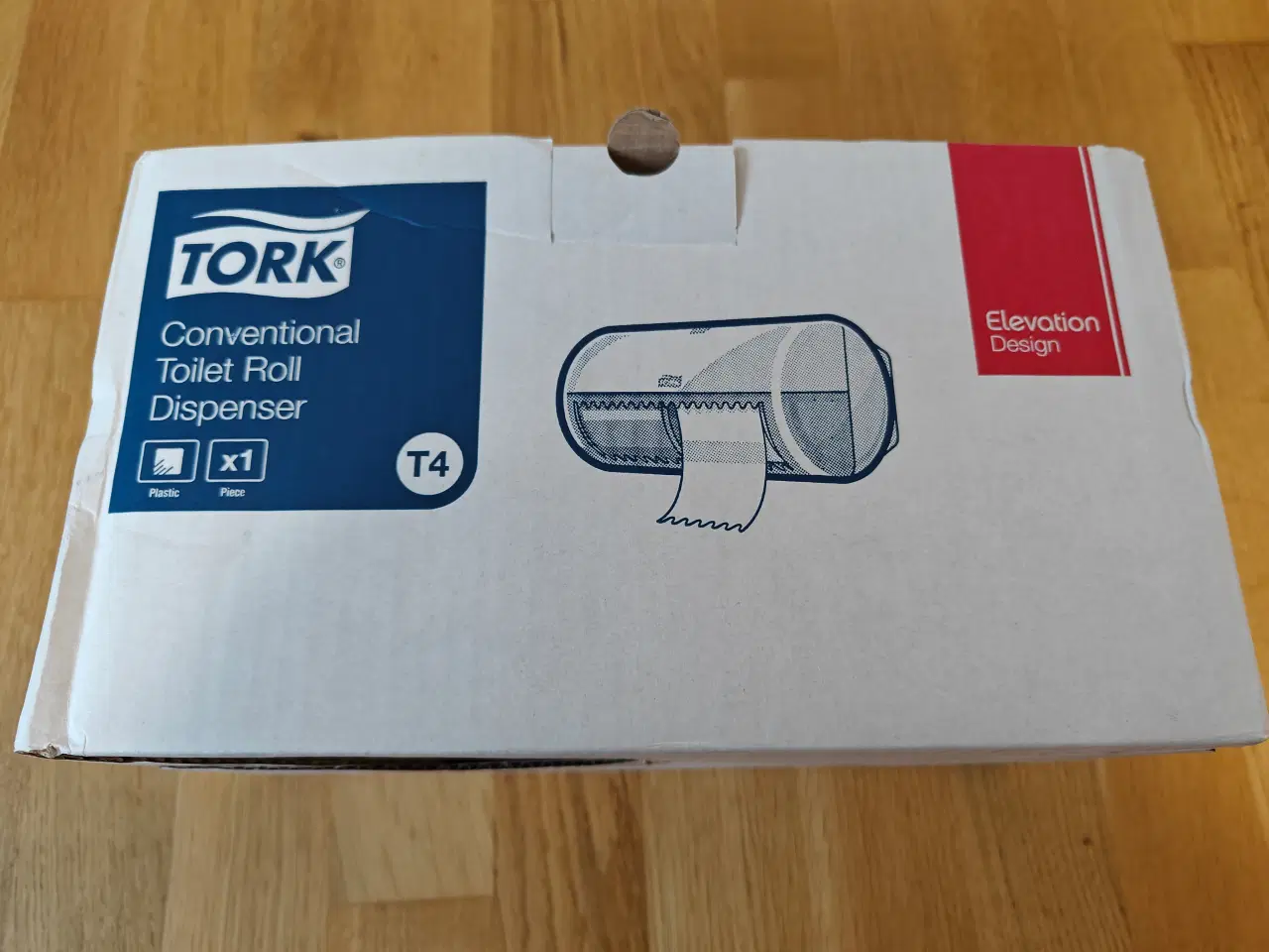 Billede 1 - Toiletrulleholder, TORK ELEVATION TOILETPAPIR DISP