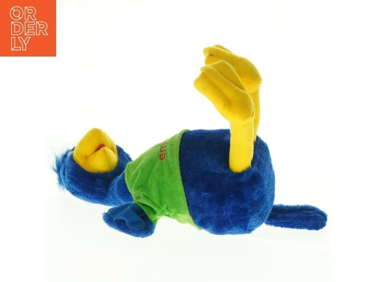 Billede 4 - Stort blåt plysdyr emu (str. 52 x 15 cm)