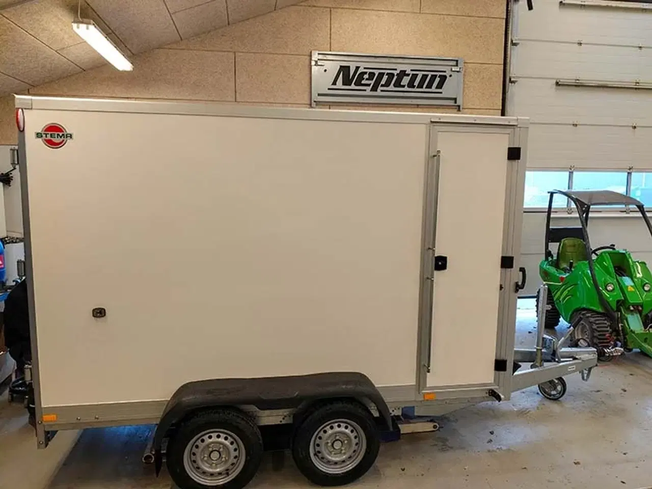 Billede 5 - Stema Cargo 305x157x184 2 akslet 2700 kg Rampe